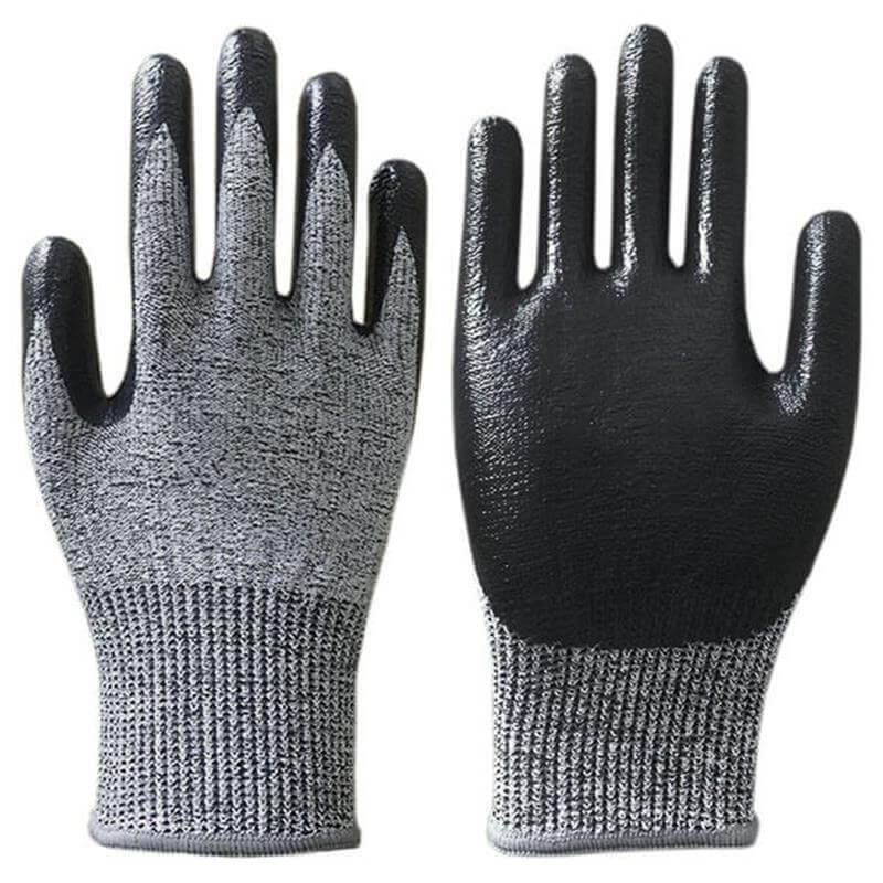 nitrile coated cut resistant gloves