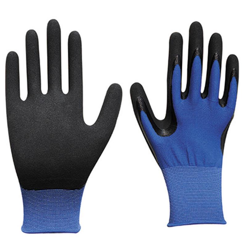 sandy nitrile palm gloves