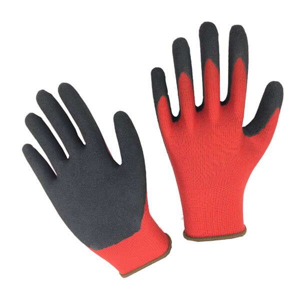 latex sandy coated gloves
